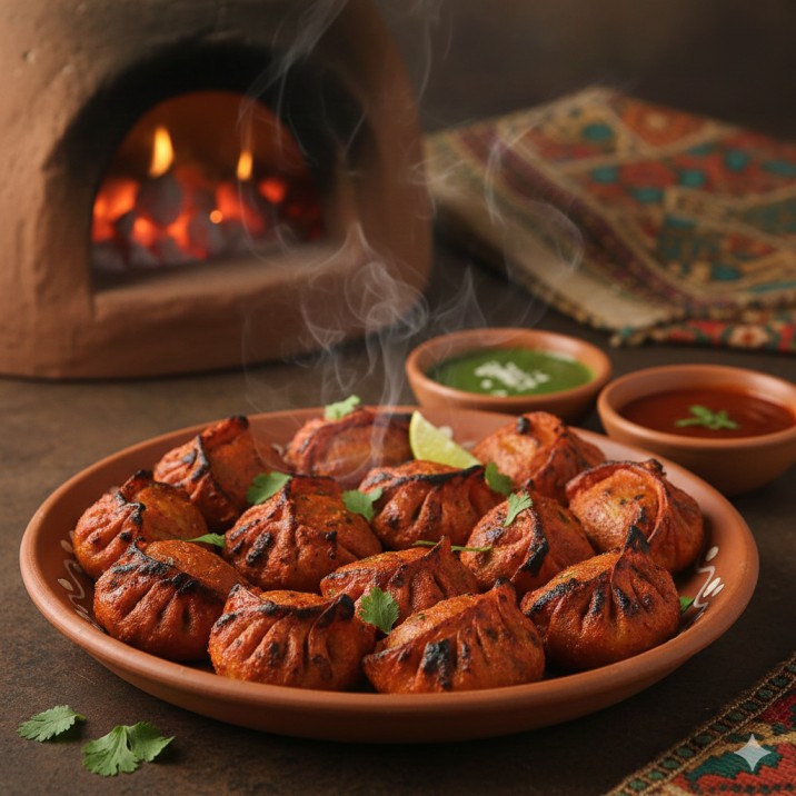 Tandoori Veg Momos